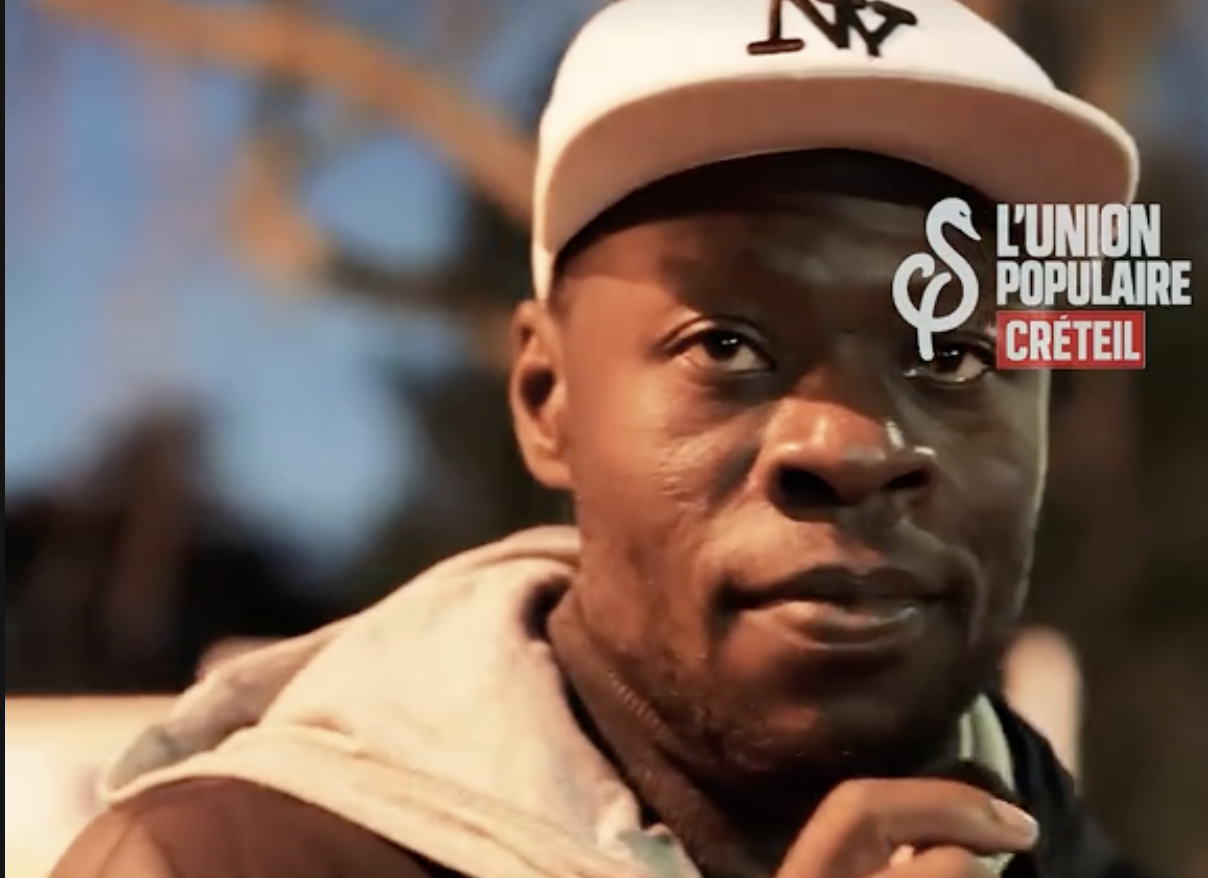 Aboubacar Dembele, porte-parole du collectif des travailleurs sans-papiers de Vitry.