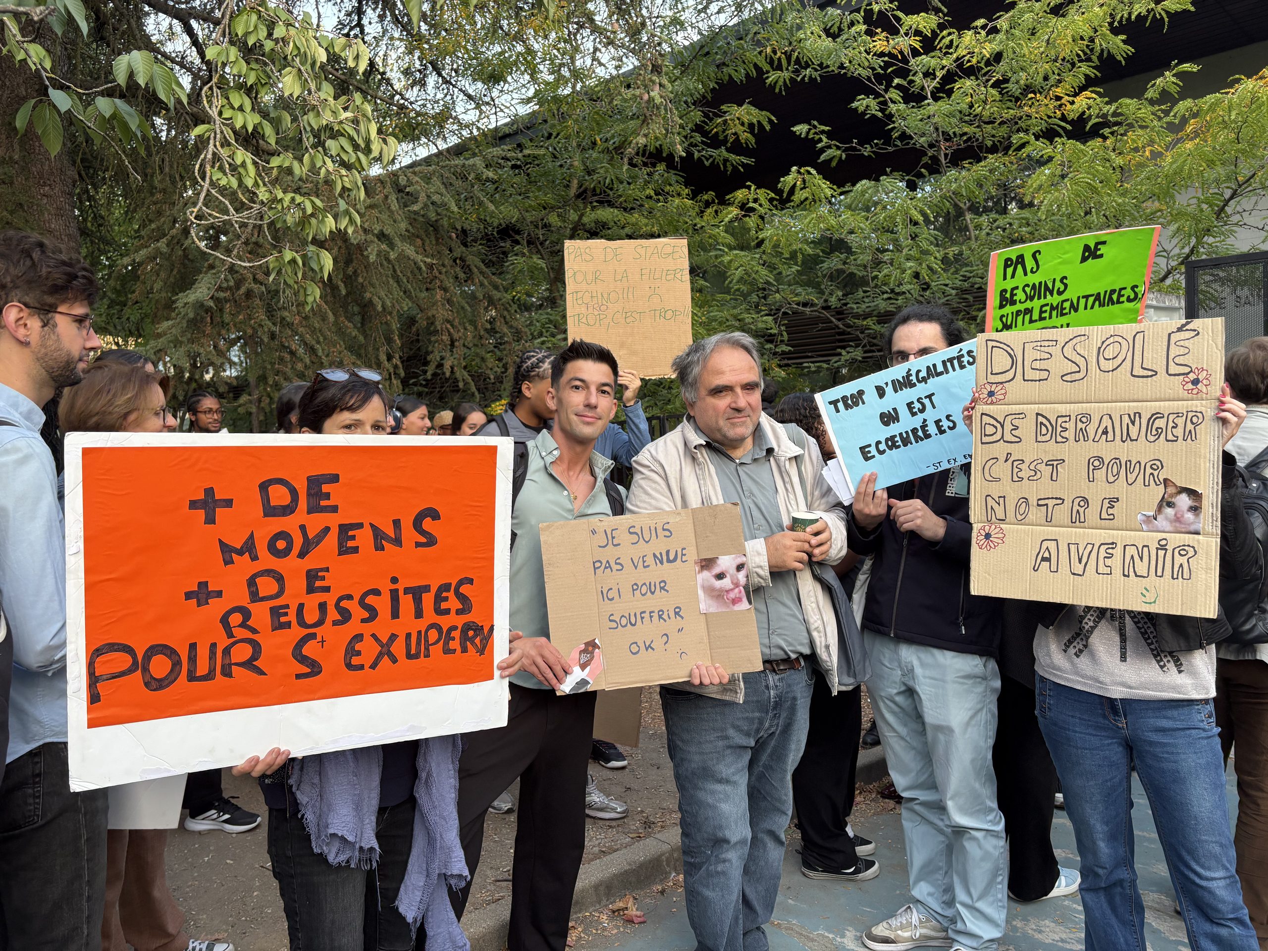 Mobilisation du 21 septembre au lycée Saint-Exupéry